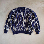 画像をギャラリービューアに読み込む, Used pattern knit XL 古着　ユーズド　ニット
