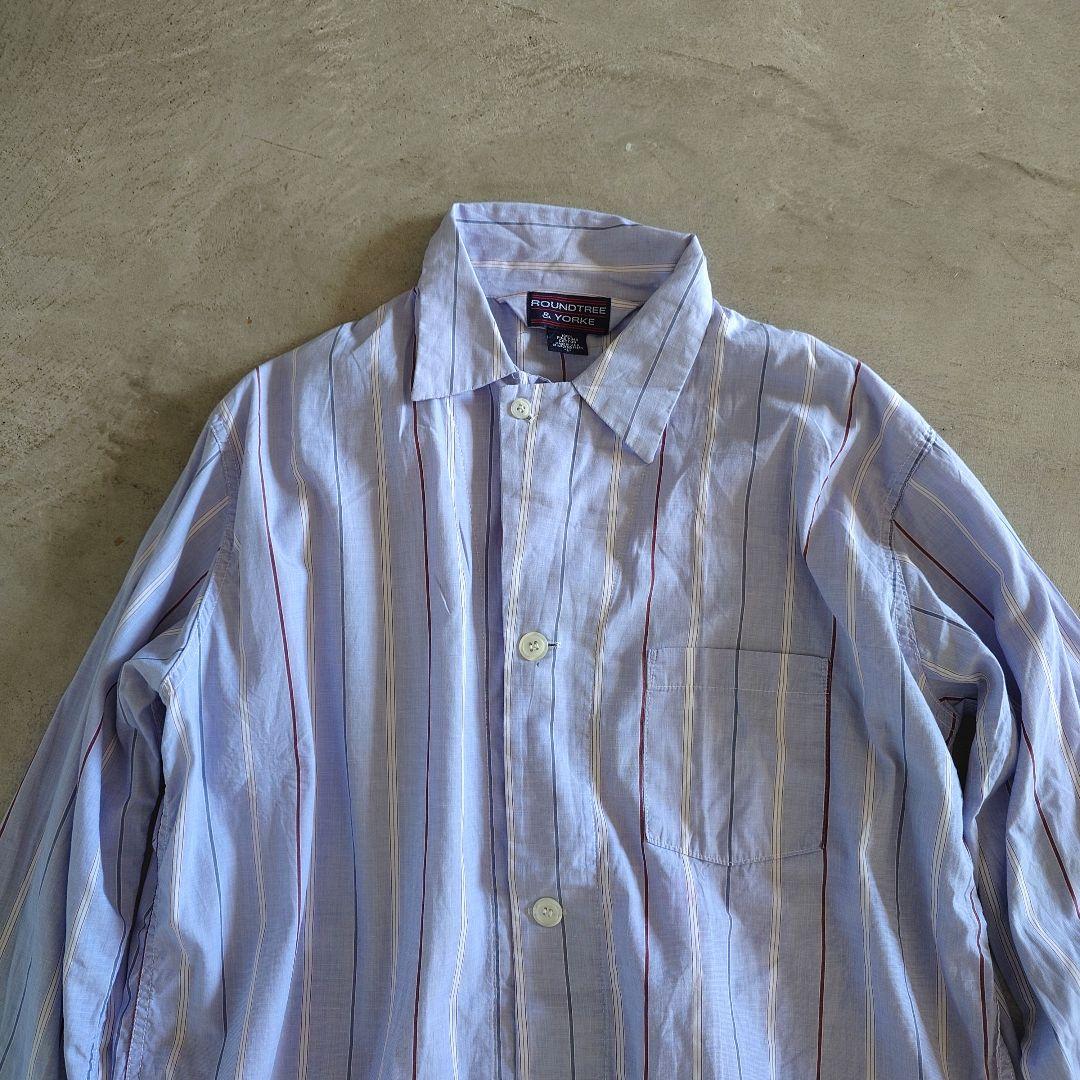 ROUNDTREE&YORKE pajama shirts made in USA pima cotton L