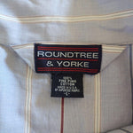 画像をギャラリービューアに読み込む, ROUNDTREE&amp;YORKE pajama shirts made in USA pima cotton L
