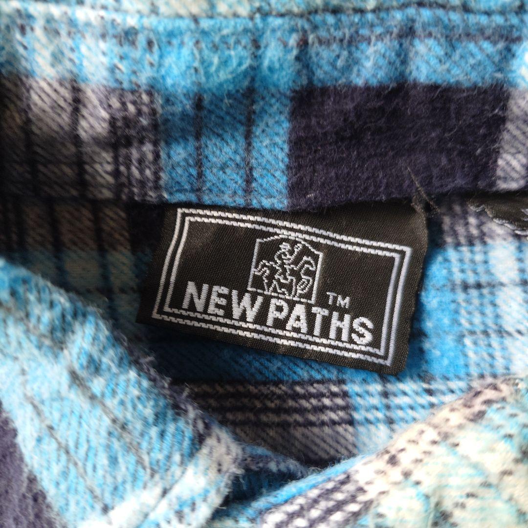 80s print flannel shirts L