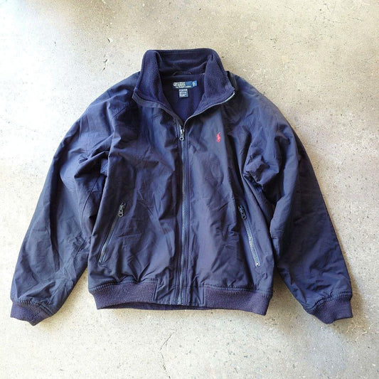 90s poloralphlauren drizzler Lポロラルフローレン　ナイロン　ブルゾン　スウィングトップ