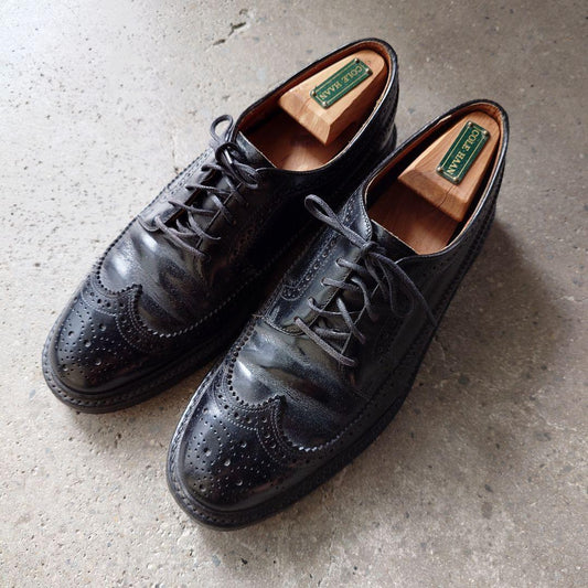 BOSTONIAN made in USA wingtip leather shoes 9inch