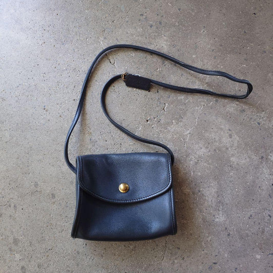 OLD COACH glove leather shoulder bag Made in USA