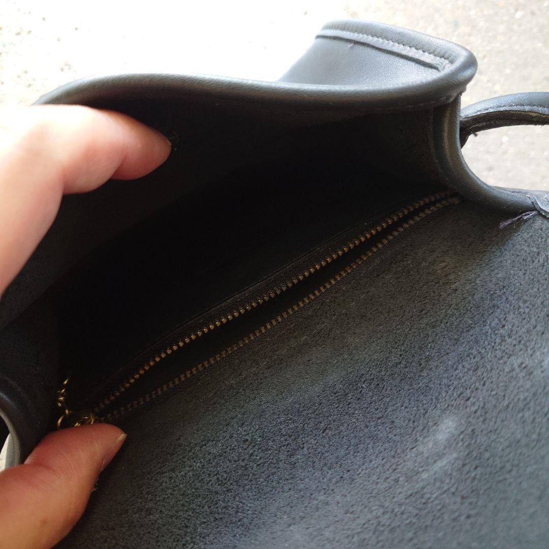 OLD COACH glove leather shoulder bag Made in USA