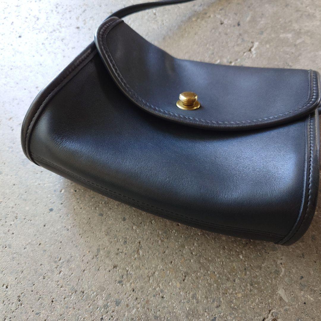 OLD COACH glove leather shoulder bag Made in USA