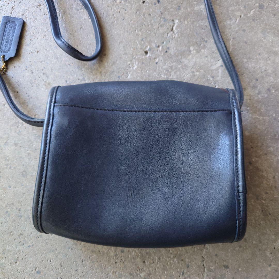 OLD COACH glove leather shoulder bag Made in USA