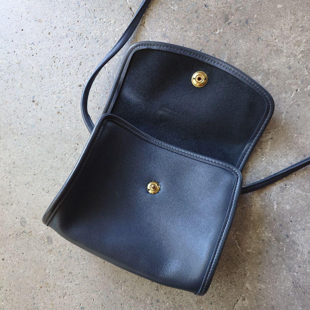 OLD COACH glove leather shoulder bag Made in USA