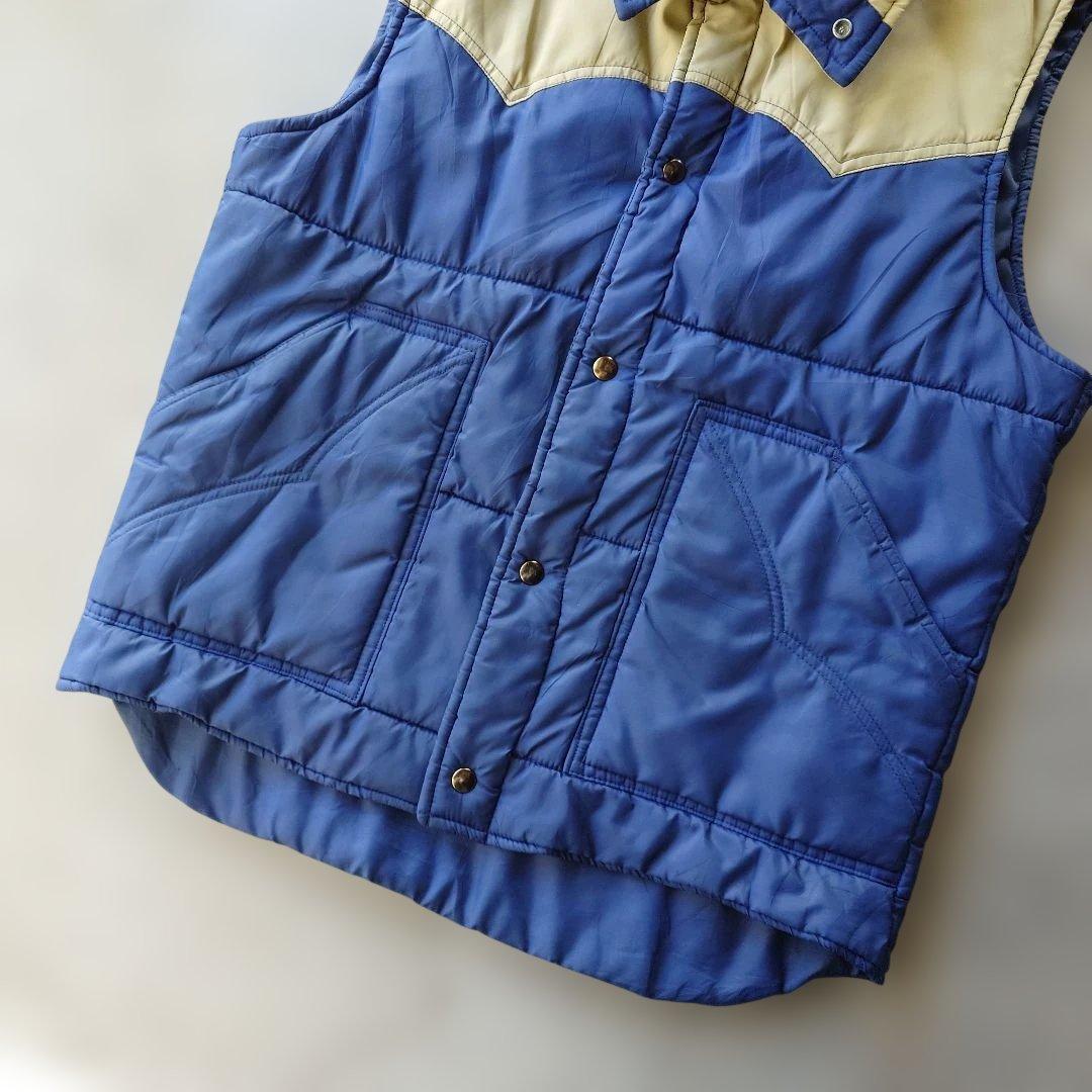 70s Sears western padding vest