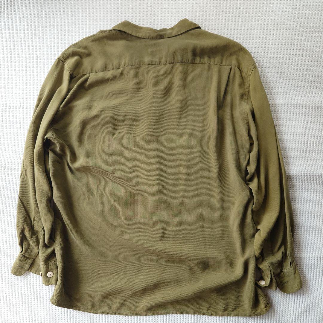 EQUIPMENT silk open collar shirts M