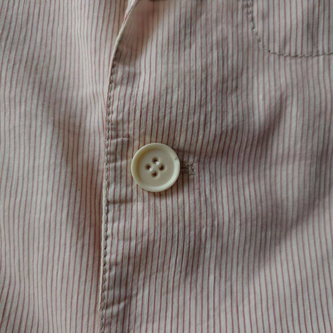 ARMANI cotton linen stripe jacket 46