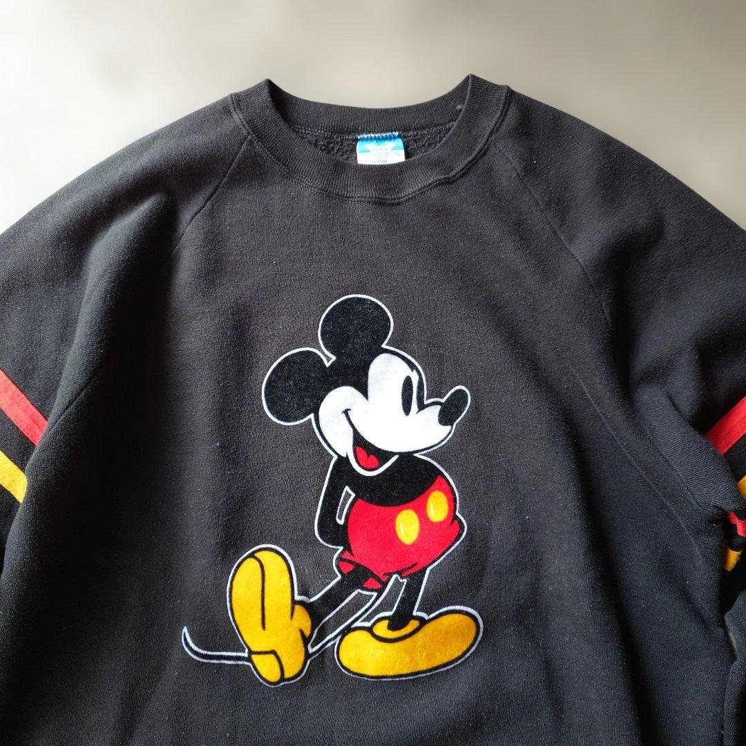 80s MICKEY MOUSE disnely official sweat L