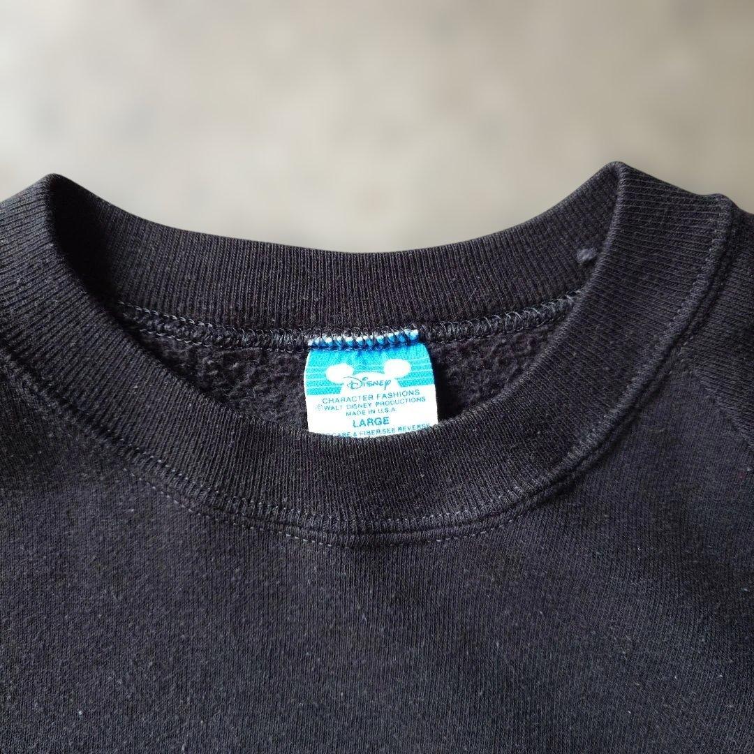 80s MICKEY MOUSE disnely official sweat L