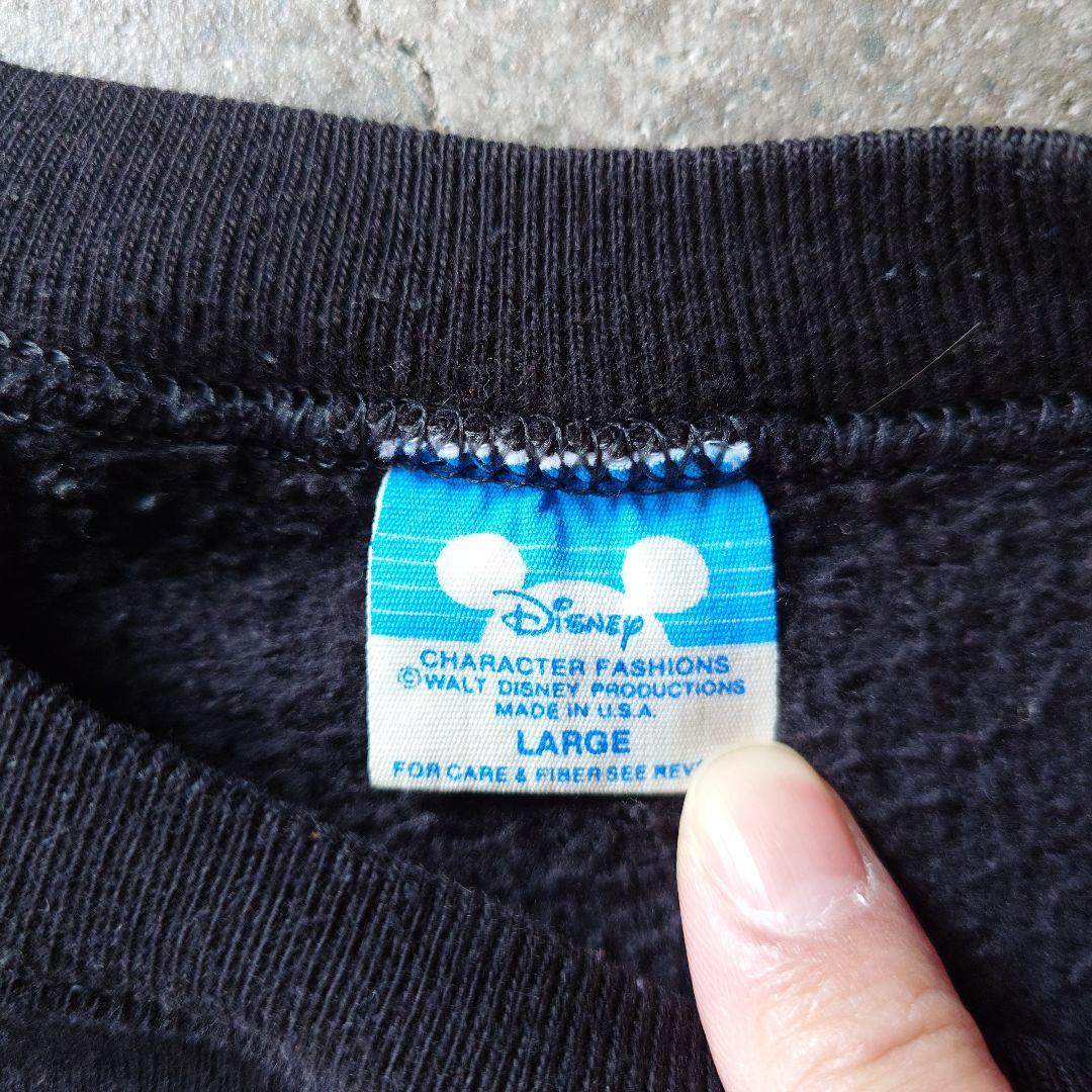 80s MICKEY MOUSE disnely official sweat L