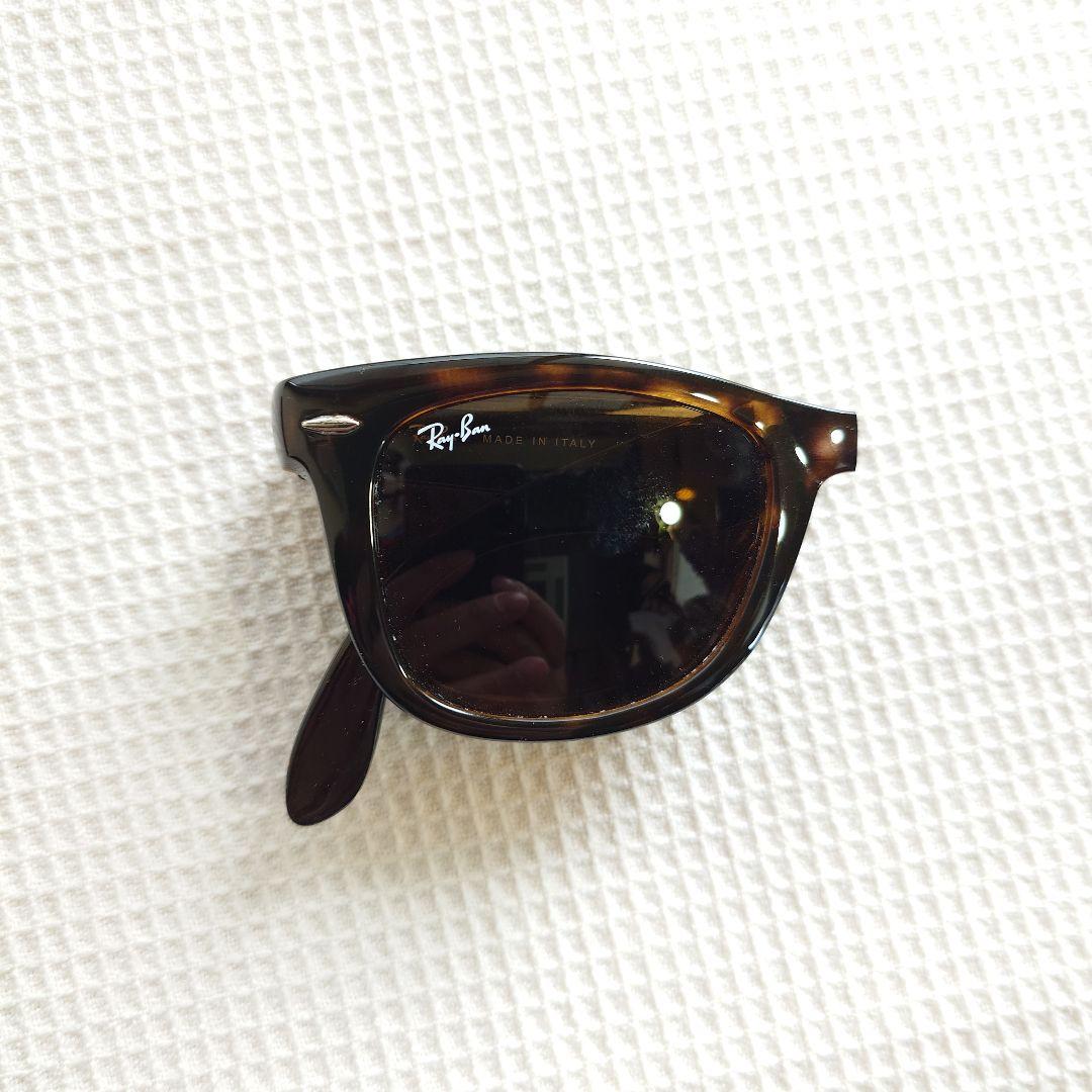 Ray-Ban WAYFARER Folding sunglasses brown フォールディング 折りたたみ サングラス