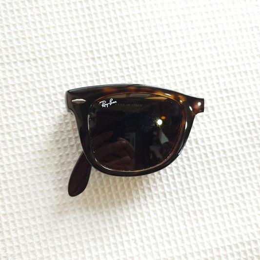 Ray-Ban WAYFARER Folding sunglasses brown フォールディング 折りたたみ サングラス