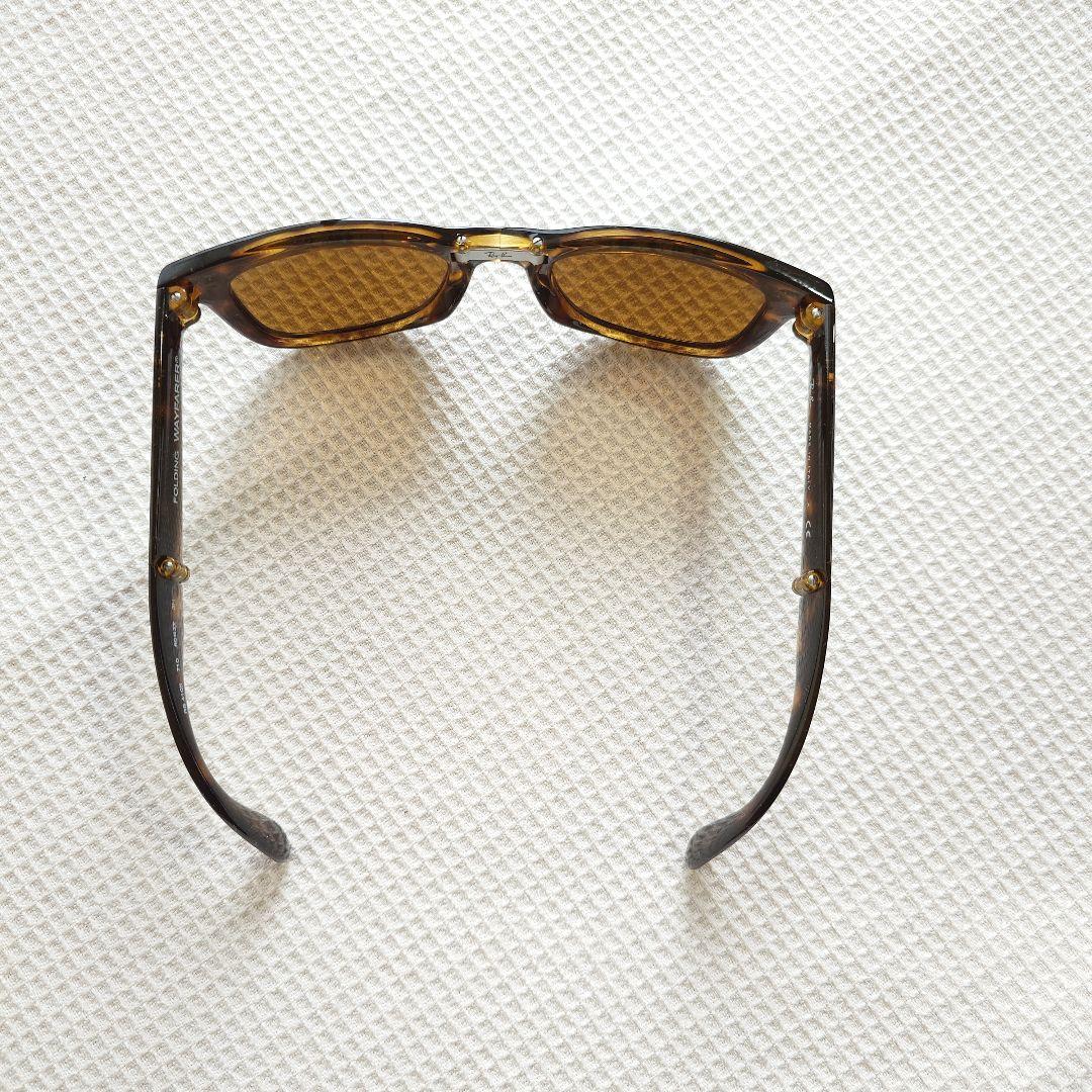 Ray-Ban WAYFARER Folding sunglasses brown フォールディング 折りたたみ サングラス