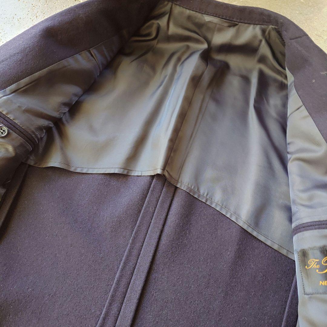 NEWYORKER wool navy blazer ニューヨーカー　ウール紺ブレ　ジャケット　金ボタン　M