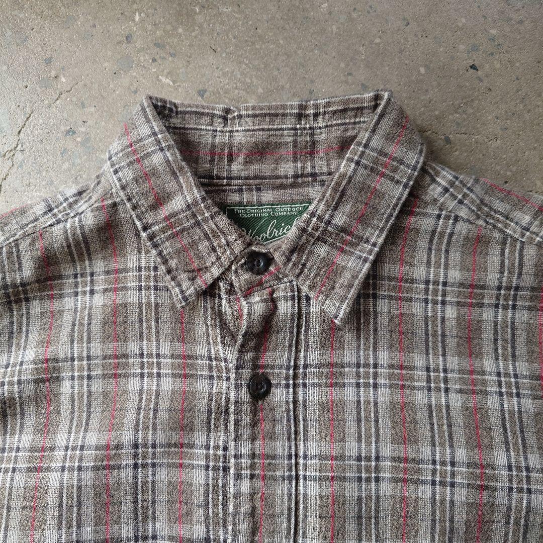 90s WOOLRICH chweck flannel shirts L