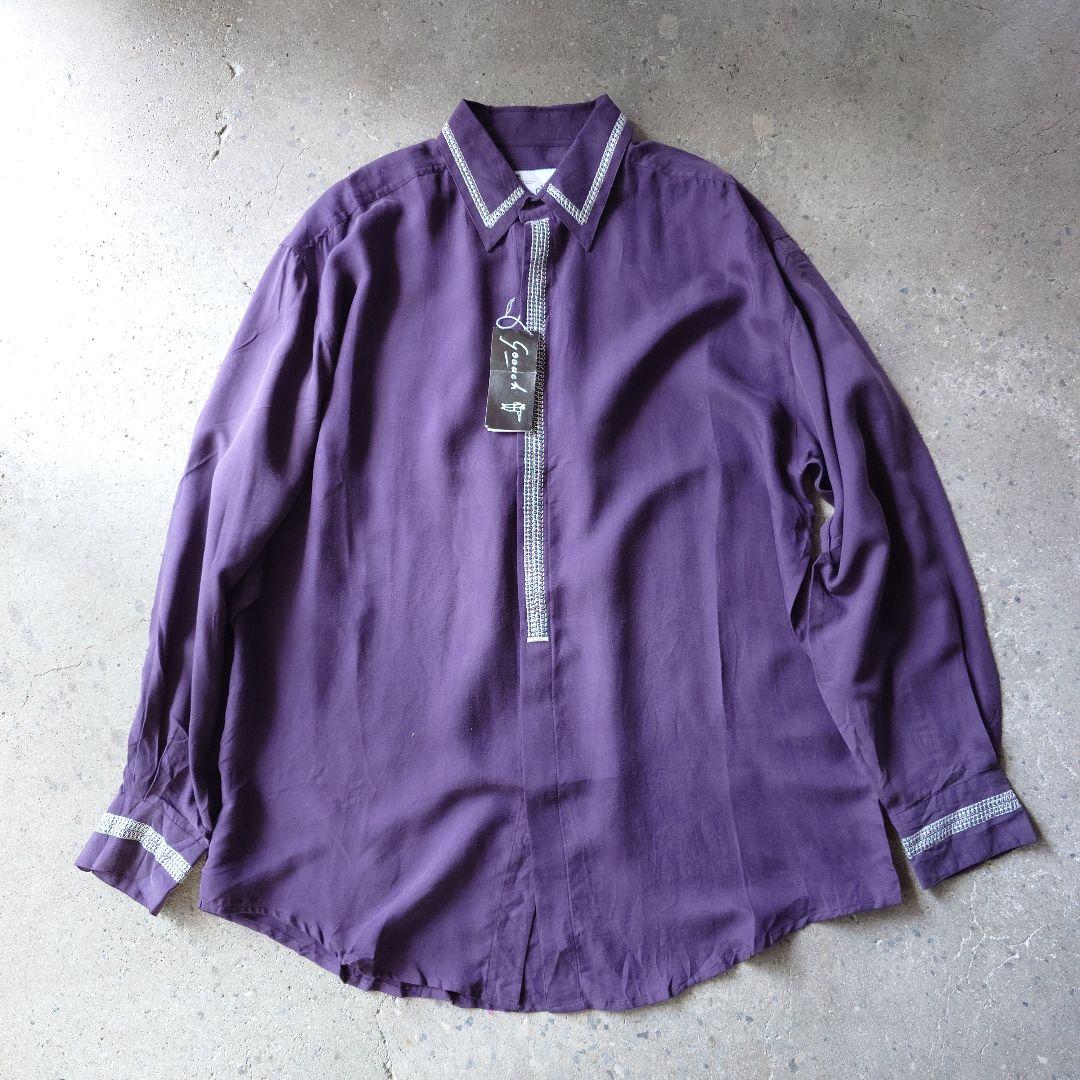 Deadstock GOOUCH SILK 100 shirts M