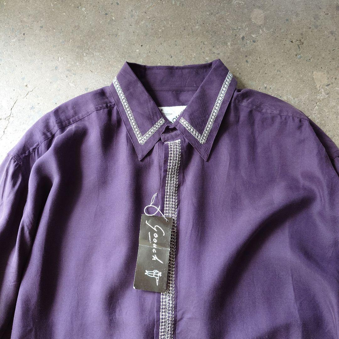 Deadstock GOOUCH SILK 100 shirts M