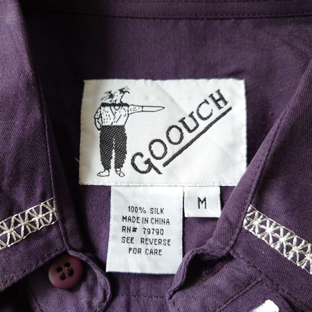 Deadstock GOOUCH SILK 100 shirts M