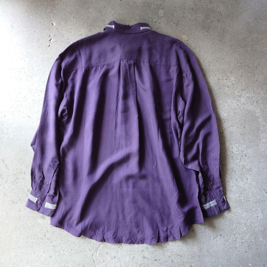 Deadstock GOOUCH SILK 100 shirts M