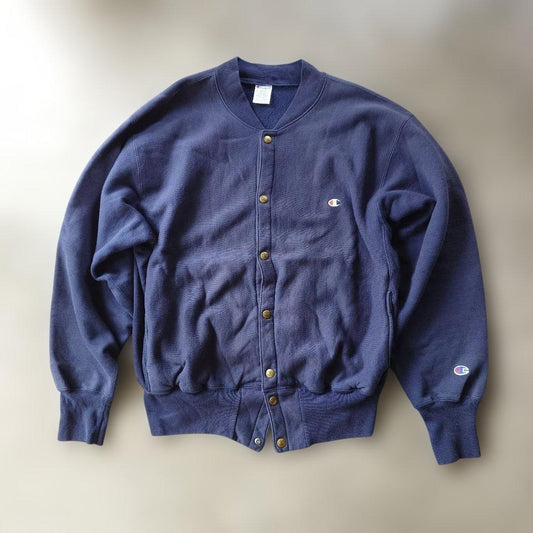 90s champion snap cardigan L