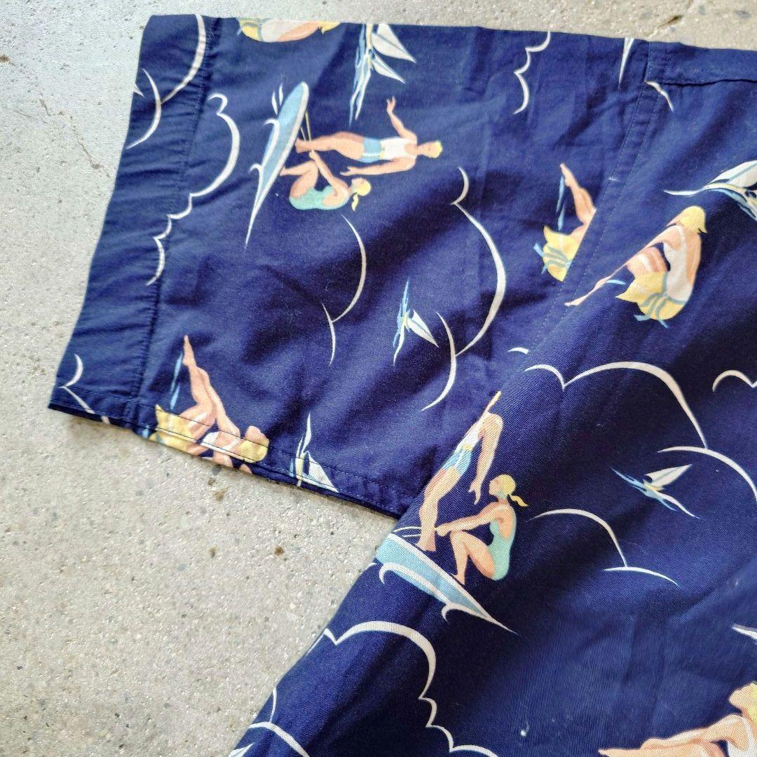 90s poloralphlauren SURF pattern shirts S