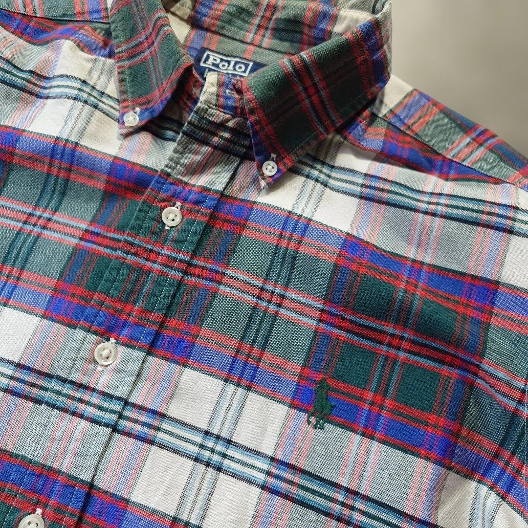90s Poloralphlauren check shirts L