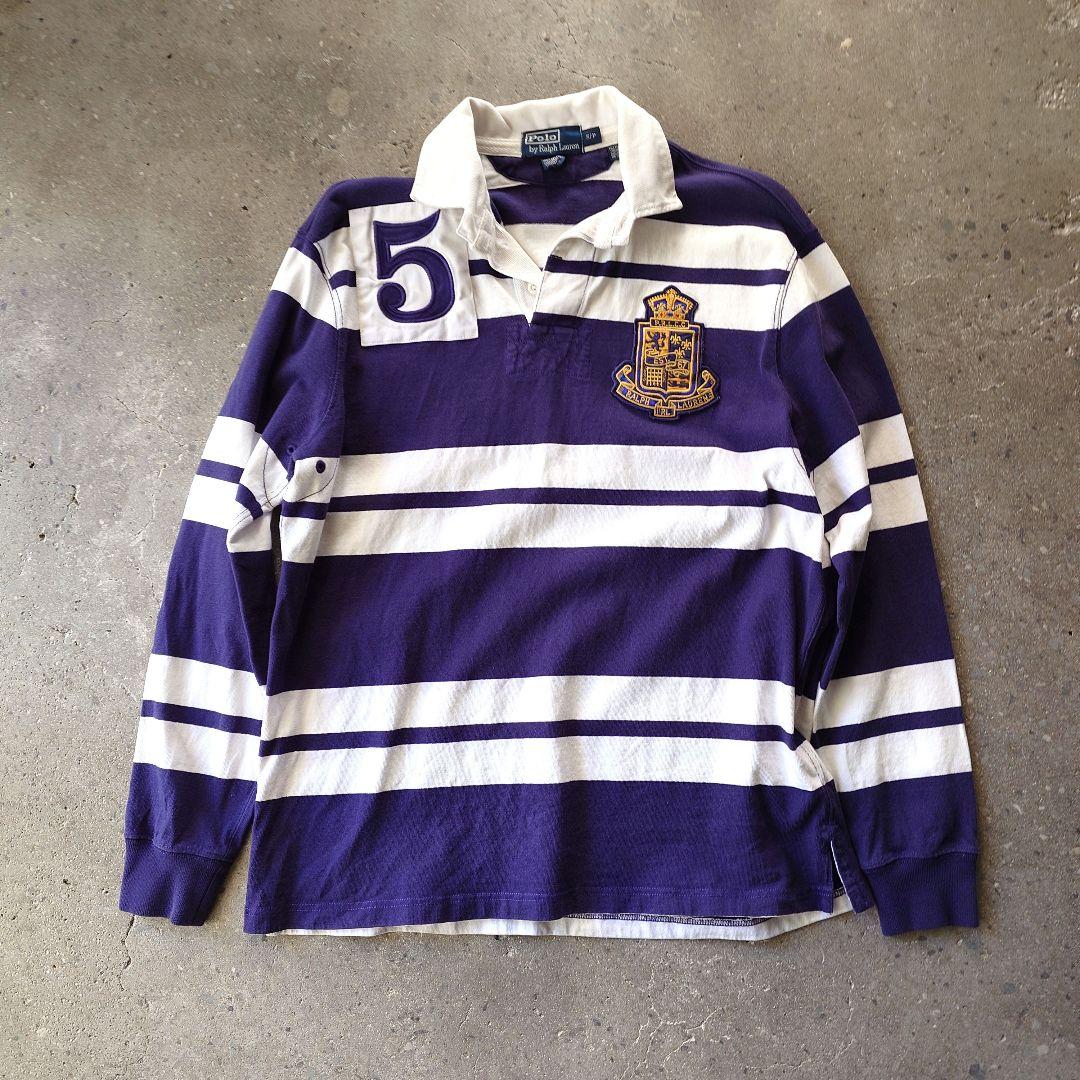 90's poloralphlauren Rugger shirts M 90年代　ポロラルフローレン　ラガーシャツ　M