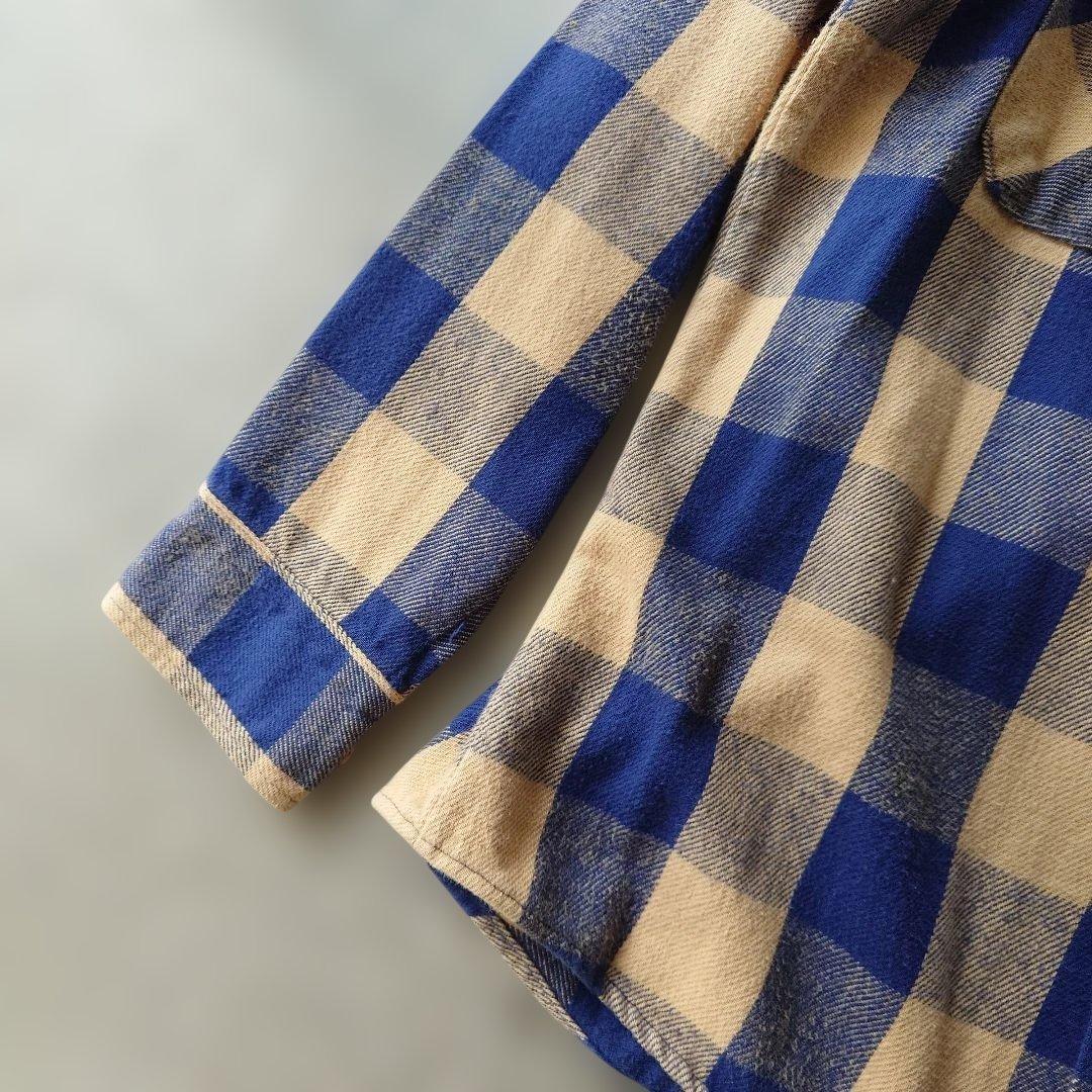 fieldmaster USA 80s block check shirts M