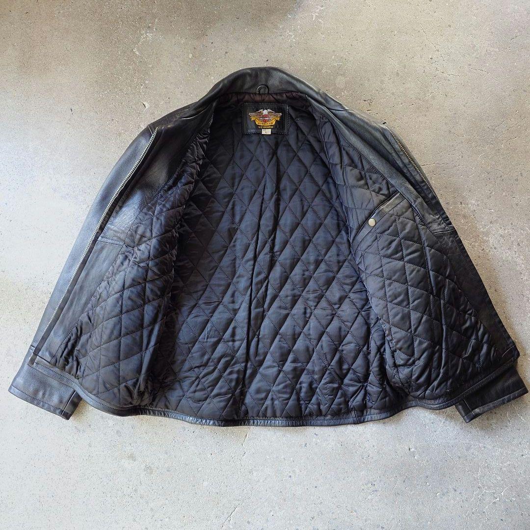 Harley Davidson Leather Jacket HDC 90’s Lハーレーダビッドソン　レザージャケットL ロゴワッペン 90年代　HDC