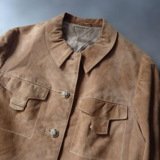 EURO women suede  short jacket