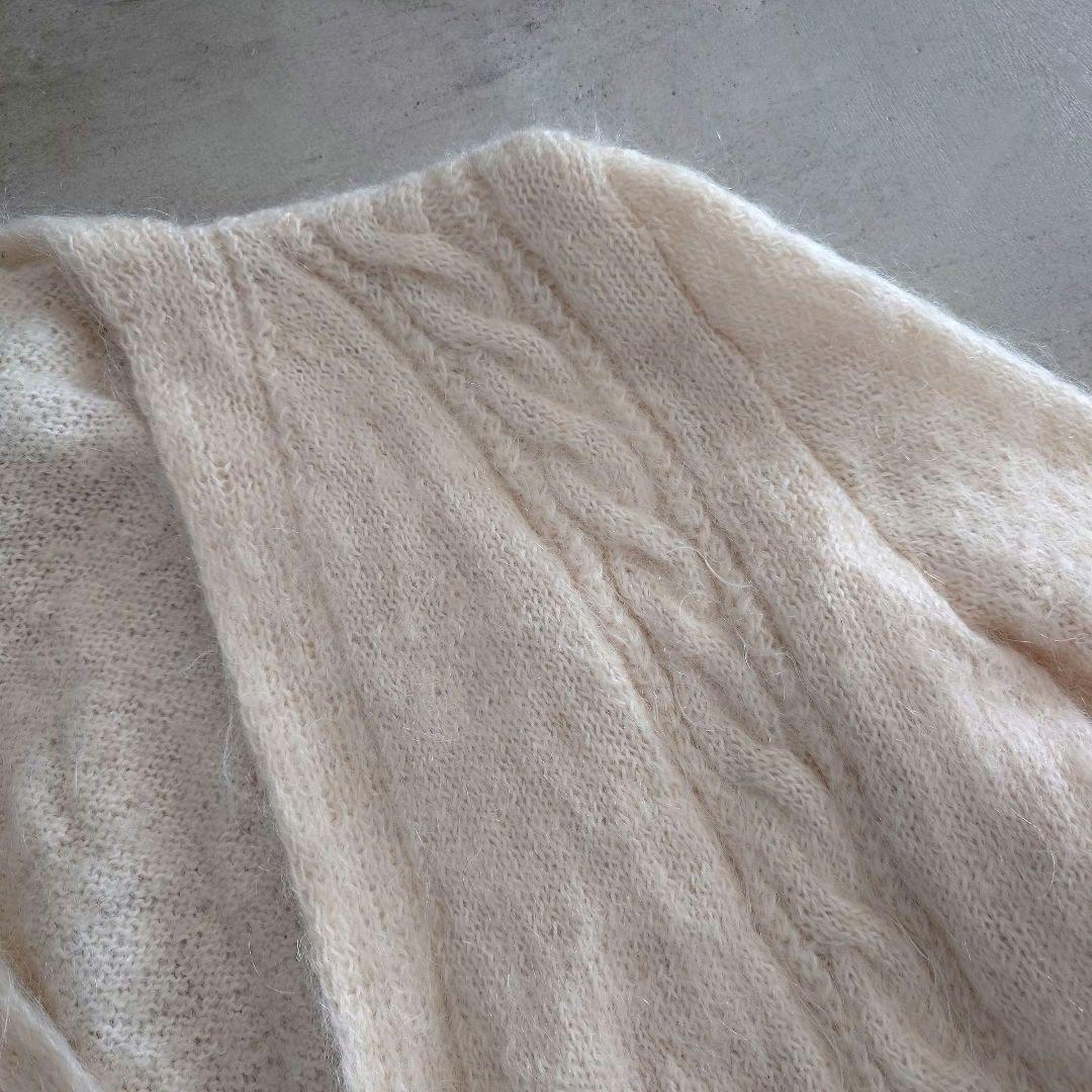 Used Mohair Knit Cardigan 古着　モヘアニット　モヘアカーディガンL