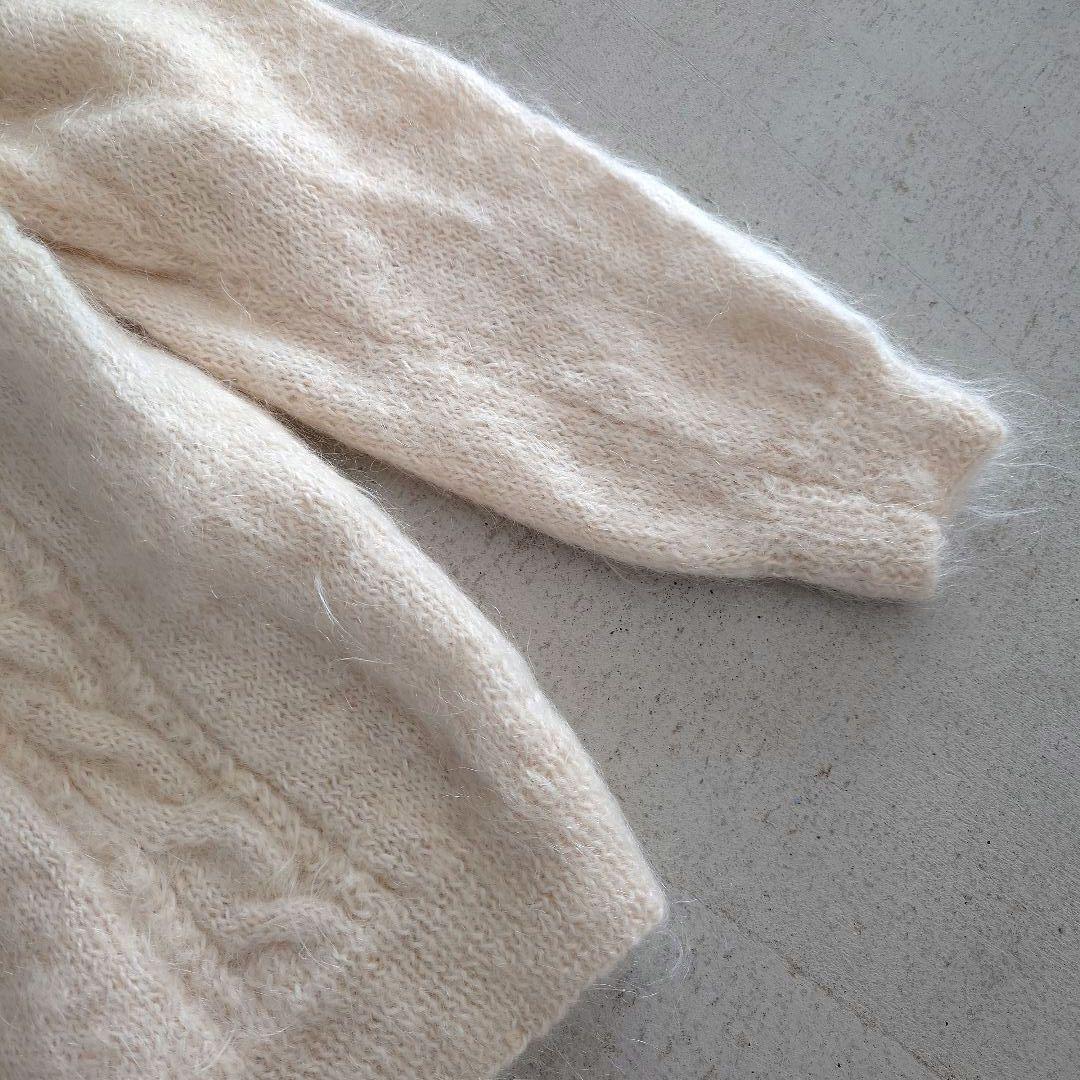 Used Mohair Knit Cardigan 古着　モヘアニット　モヘアカーディガンL