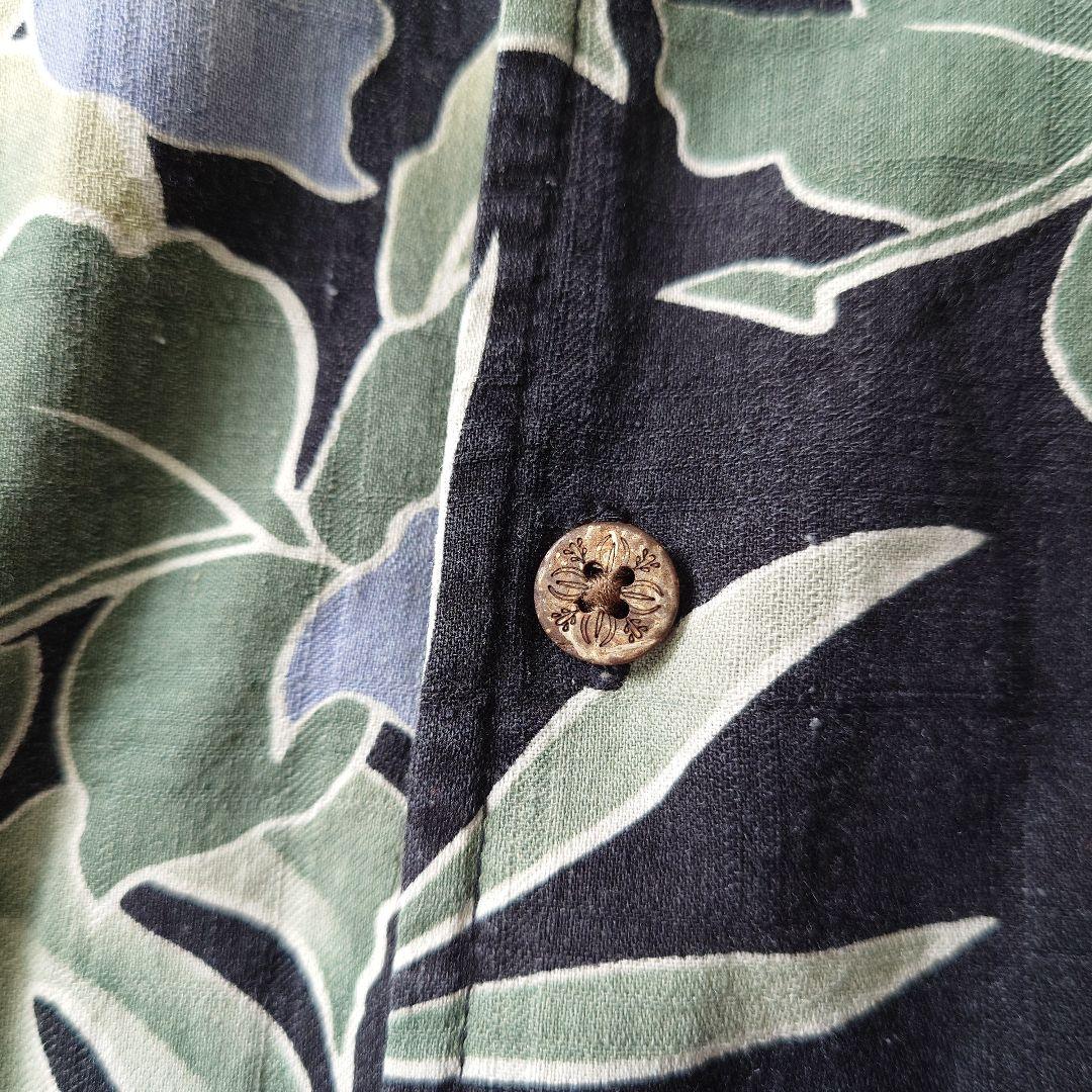 SOLITUDE silk aloha shirts M