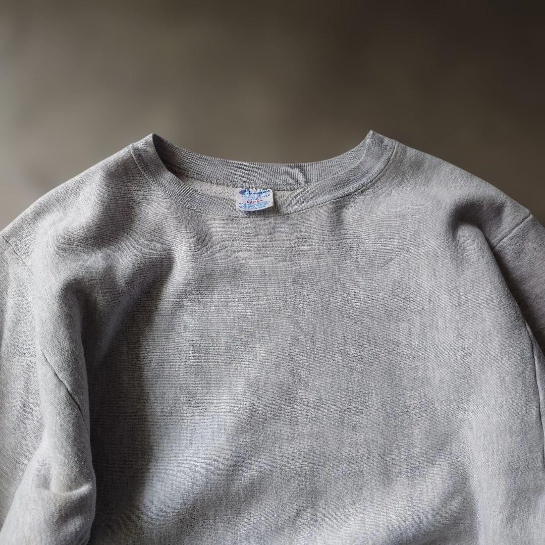 80s champion USA reverse weave 目なしgrey L