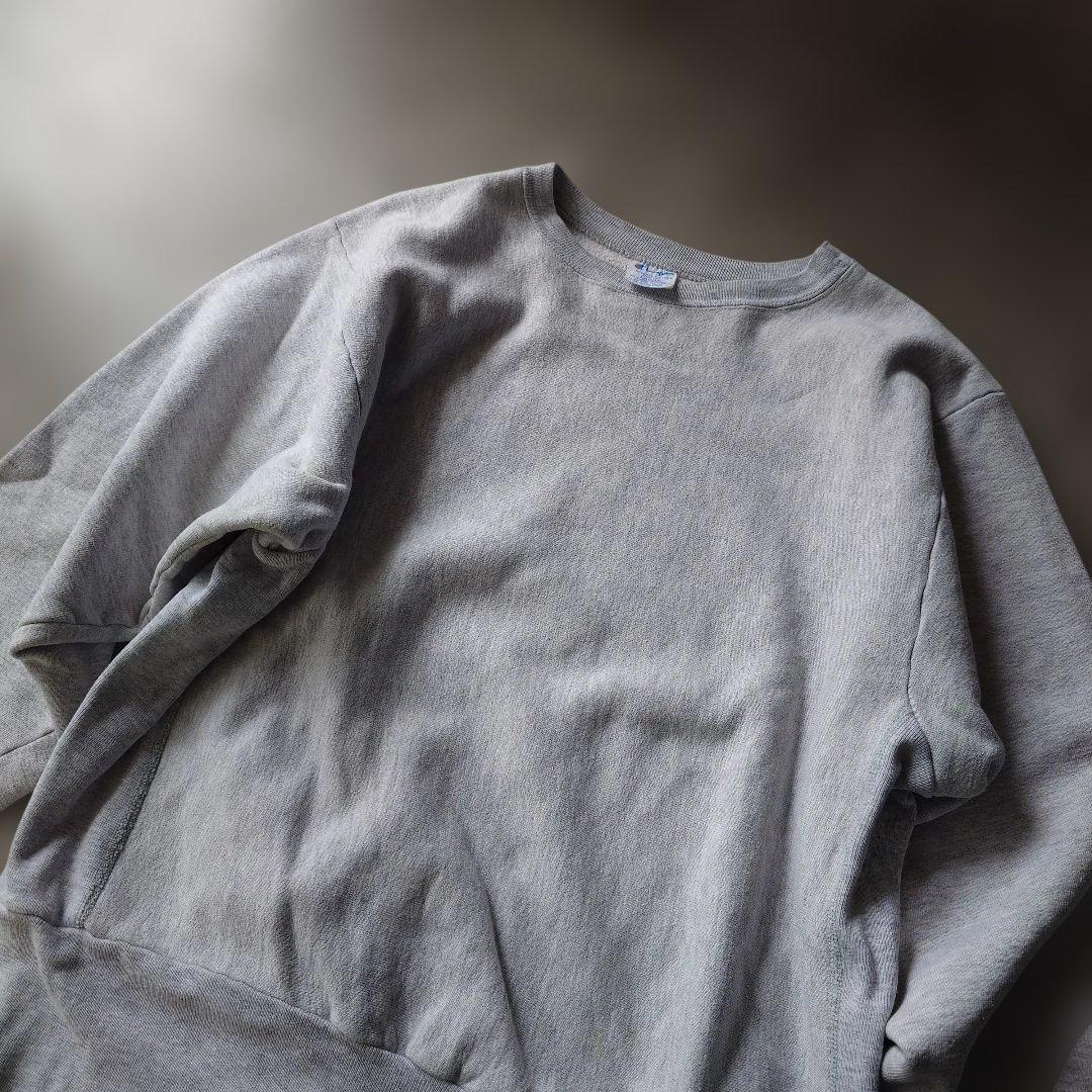 80s champion USA reverse weave 目なしgrey L