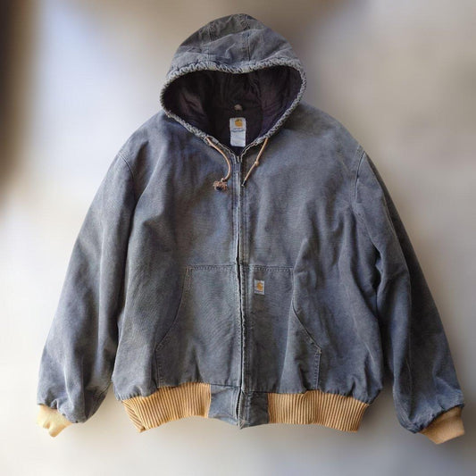 CARHARTT active parka USA fade BLACK 2tone XXL