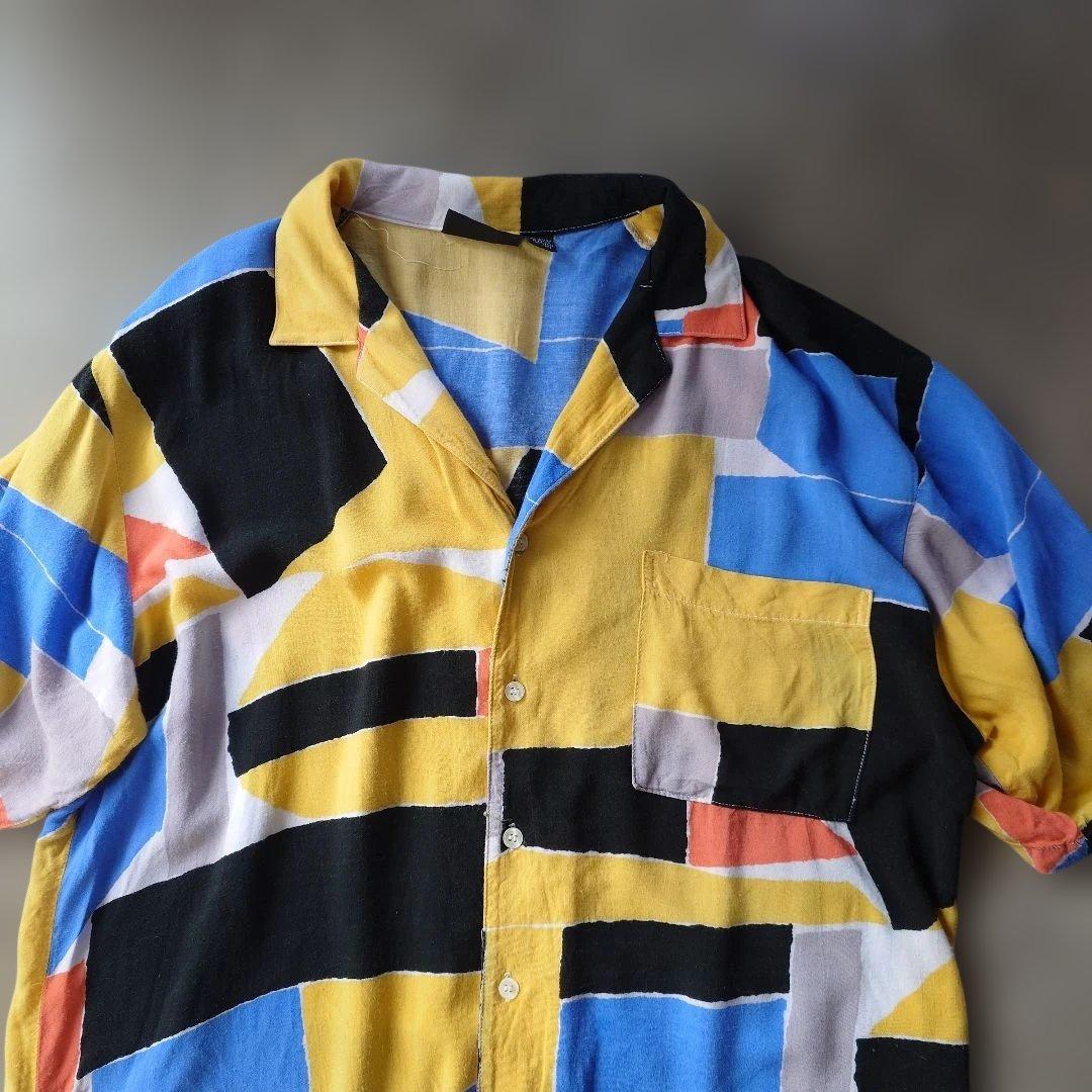 Rayon alllover print shirts XL
