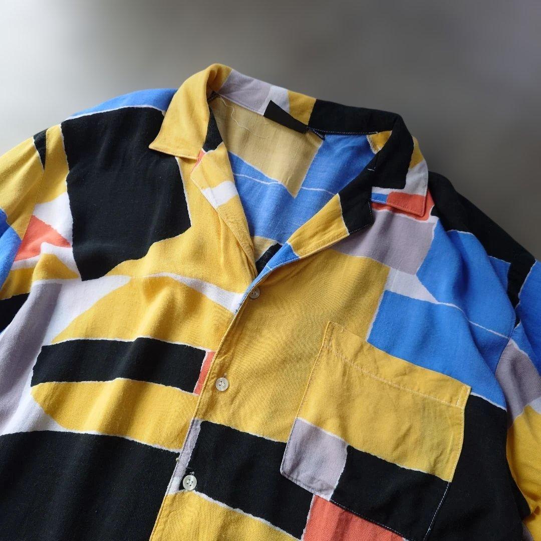 Rayon alllover print shirts XL