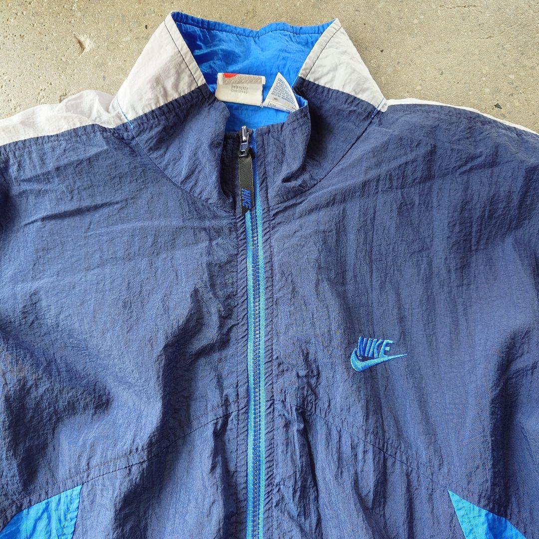 80s NIKE silver tag nylon jacket L