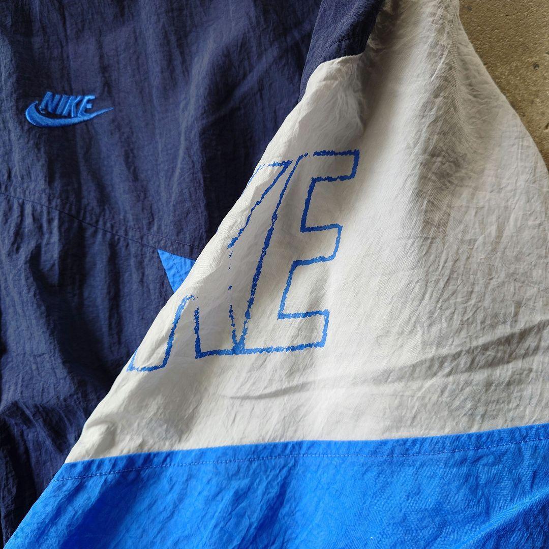 80s NIKE silver tag nylon jacket L