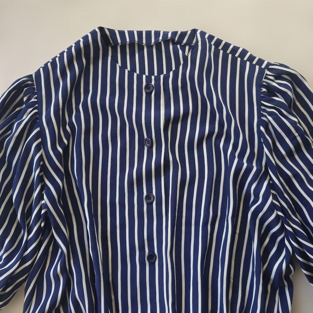 Christian Dior stripe blouse sz M