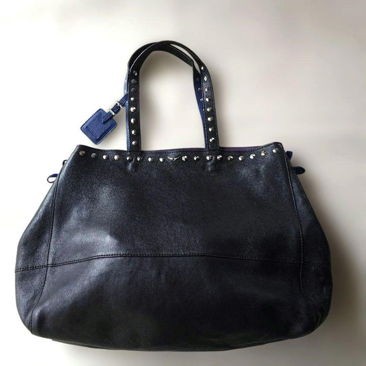 Zadig Voltaire Letaher studs totebag made in France