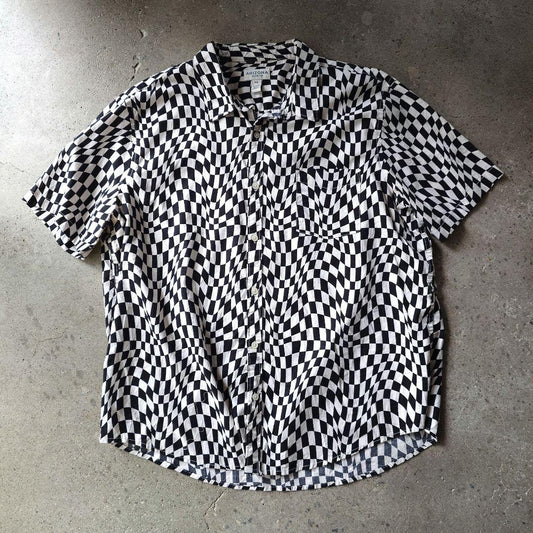 ARIZONA JEAN CO checker falg ss shirts XXL
