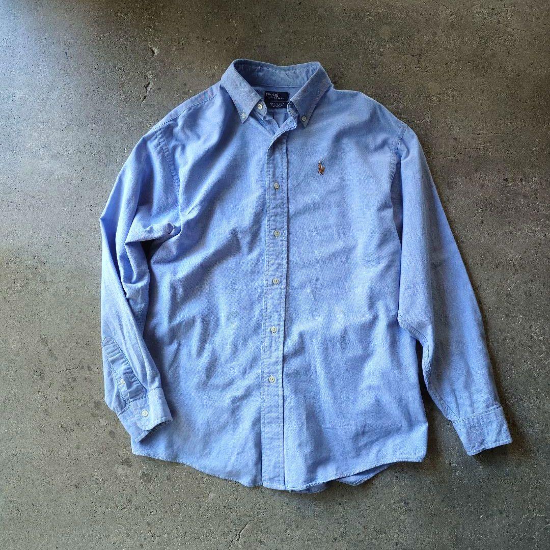 poloralphlauren BD shirts made in USA ポロラルフローレン　ボタンダウンシャツ　アメリカ製　L
