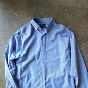 poloralphlauren BD shirts made in USA ポロラルフローレン　ボタンダウンシャツ　アメリカ製　L
