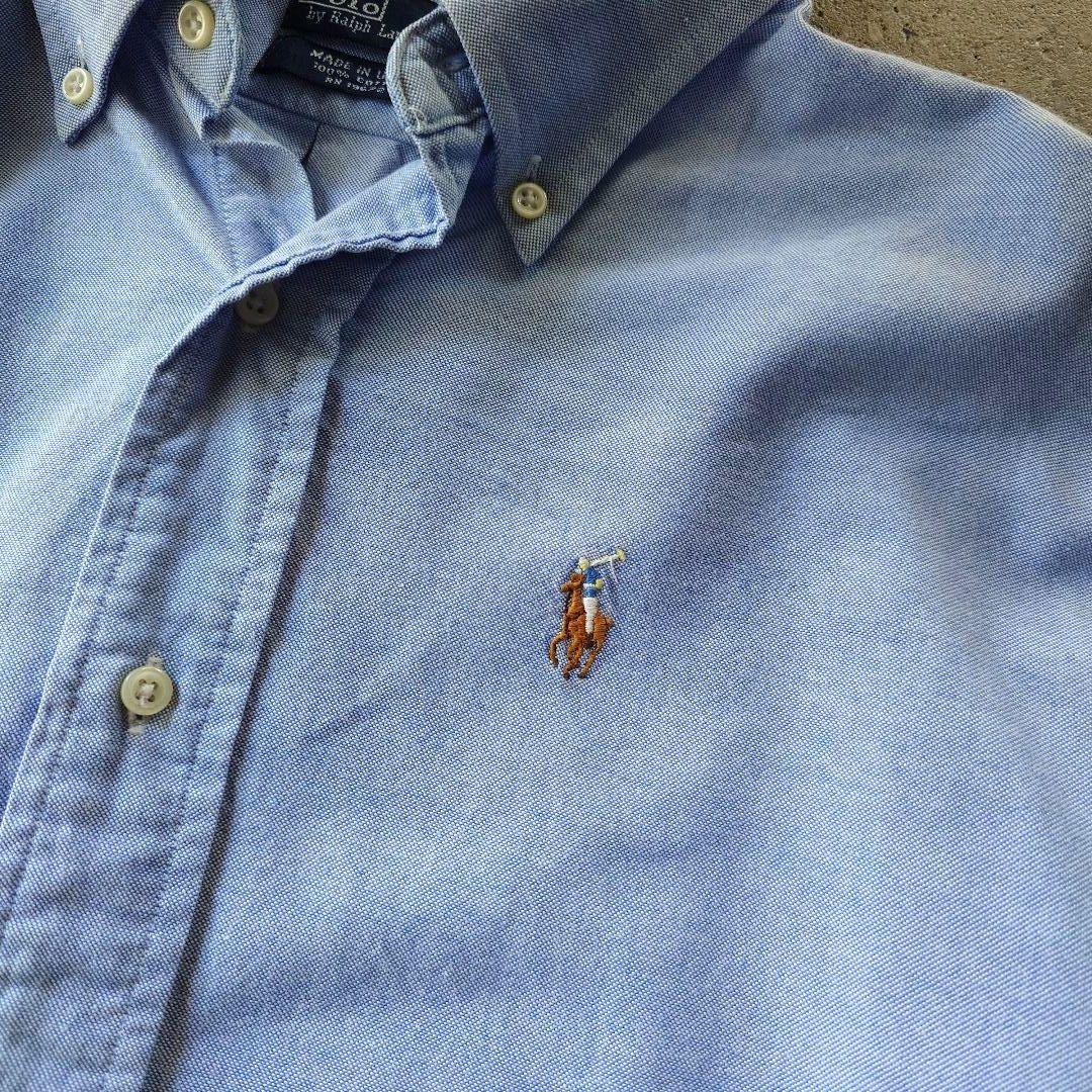 poloralphlauren BD shirts made in USA ポロラルフローレン　ボタンダウンシャツ　アメリカ製　L