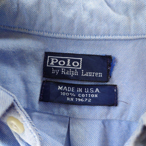 poloralphlauren BD shirts made in USA ポロラルフローレン　ボタンダウンシャツ　アメリカ製　L